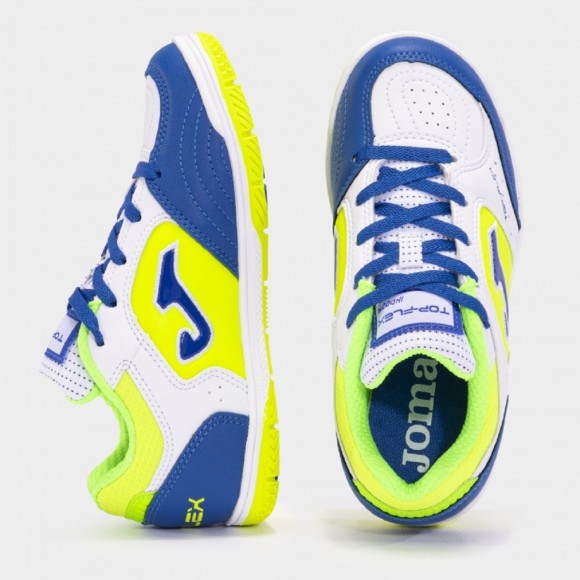 Обувь футбольная для зала JOMA TOP FLEX JR TPJW2402IN Обувь футбольная для зала JOMA TOP FLEX JR TPJW2402IN